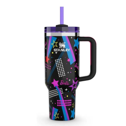 Black Stylish Stanley Barbie Tumbler H2.0 Tumbler 1.18L Limited Edition Double Wall Vacuum Insulated
