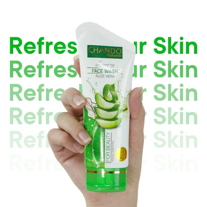Face Wash |  Chando Naturals Aloe Vera Beauty Face Wash 100m for Sensitive Skin