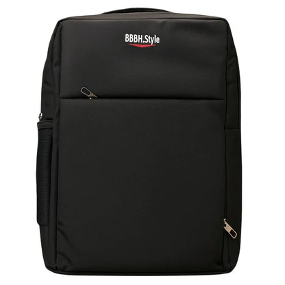 Slim Business Laptop Backpack | Lightweight Travel & Office Bag with Multi-Pockets | Black